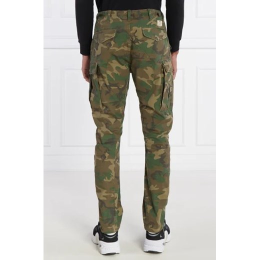 Spodnie męskie Polo Ralph Lauren bawełniane zielone moro