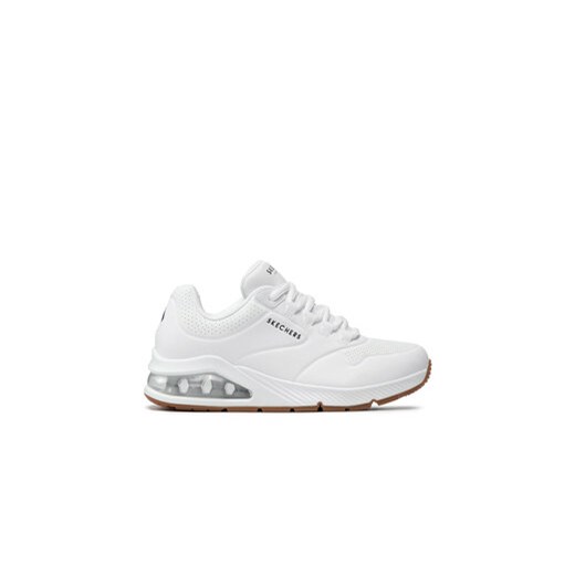 Skechers Sneakersy Uno 2 155543/WHT Biały ze sklepu MODIVO w kategorii Buty sportowe damskie - zdjęcie 170984989