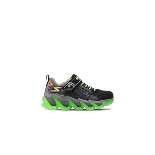 Skechers Sneakersy S Lights 400130L/BKLM Czarny ze sklepu MODIVO w kategorii Buty sportowe dziecięce - zdjęcie 170985409