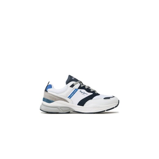 Pepe Jeans Sneakersy Dave Urban PMS30935 Biały ze sklepu MODIVO w kategorii Buty sportowe męskie - zdjęcie 170985676