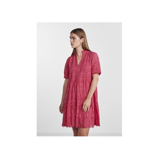 YAS Sukienka letnia Holi 26027163 Różowy Regular Fit ze sklepu MODIVO w kategorii Sukienki - zdjęcie 170985699