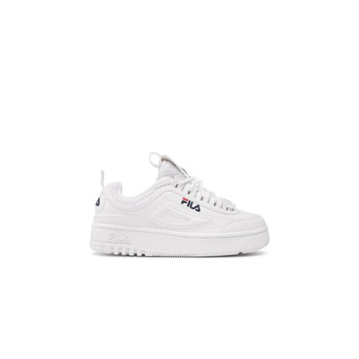 Fila Sneakersy Fx Disruptor Wmn 1011386.1FG Biały ze sklepu MODIVO w kategorii Buty sportowe damskie - zdjęcie 170985778