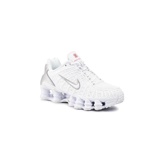 Nike Sneakersy Shox Tl AR3566 100 Biały ze sklepu MODIVO w kategorii Buty sportowe damskie - zdjęcie 170985856