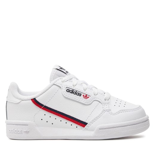Sneakersy adidas Continental 80 C G28215 Biały ze sklepu eobuwie.pl w kategorii Buty sportowe dziecięce - zdjęcie 170986526