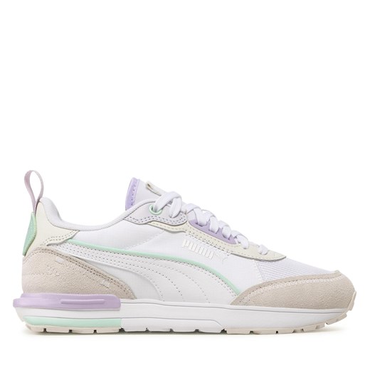 Sneakersy Puma R22 383462 25 Gray/White/Violet/Min Burst ze sklepu eobuwie.pl w kategorii Buty sportowe damskie - zdjęcie 170986735