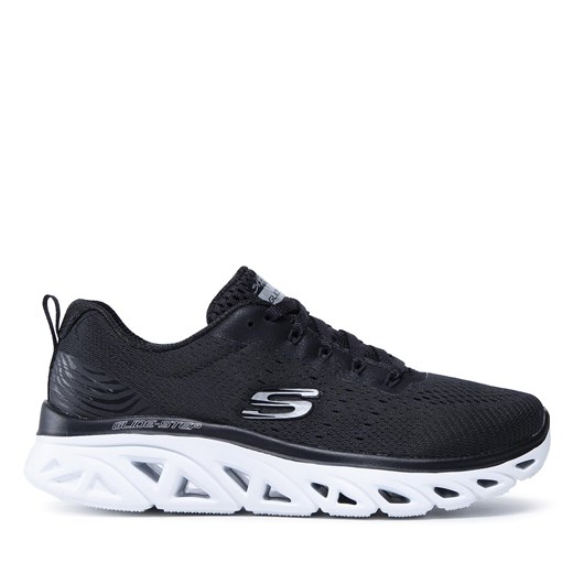 Sneakersy Skechers New Facets 149556/BKW Black/White ze sklepu eobuwie.pl w kategorii Buty sportowe damskie - zdjęcie 170986876