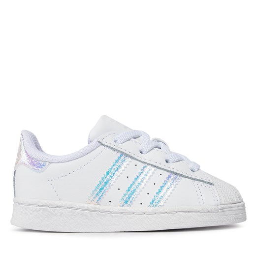 Sneakersy adidas Superstar El I FV3143 Biały ze sklepu eobuwie.pl w kategorii Buciki niemowlęce - zdjęcie 170986887