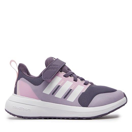 Sneakersy adidas FortaRun 2.0 Cloudfoam Elastic Lace Top Strap ID3355 Fioletowy ze sklepu eobuwie.pl w kategorii Buty sportowe dziecięce - zdjęcie 170987337