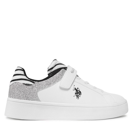 Sneakersy U.S. Polo Assn. BRYGIT001 S Biały ze sklepu eobuwie.pl w kategorii Trampki dziecięce - zdjęcie 170987596