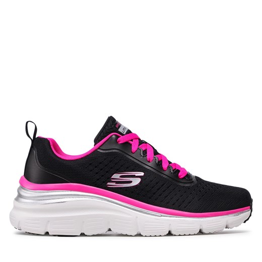 Sneakersy Skechers Make Moves 149277/BKHP Black/Hot Pink ze sklepu eobuwie.pl w kategorii Buty sportowe damskie - zdjęcie 170987748