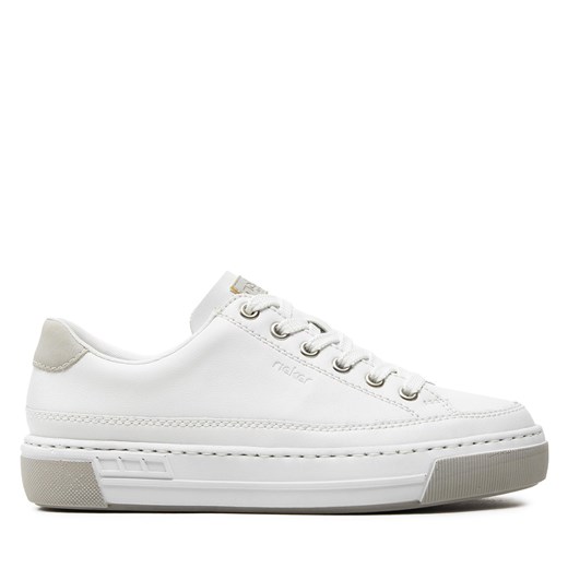Sneakersy Rieker L8847-80 White ze sklepu eobuwie.pl w kategorii Trampki damskie - zdjęcie 170987978
