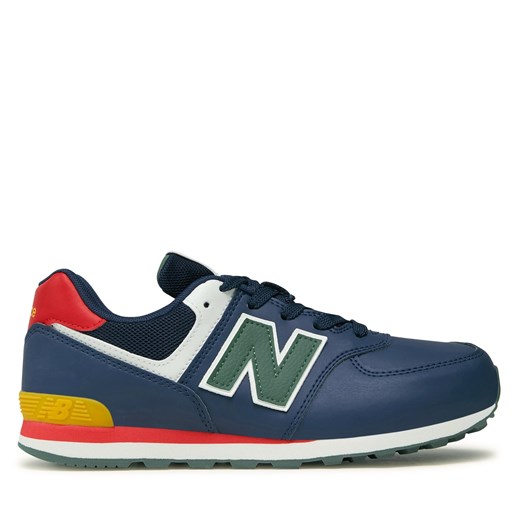 Sneakersy New Balance GC574CT Granatowy ze sklepu eobuwie.pl w kategorii Buty sportowe dziecięce - zdjęcie 170988016