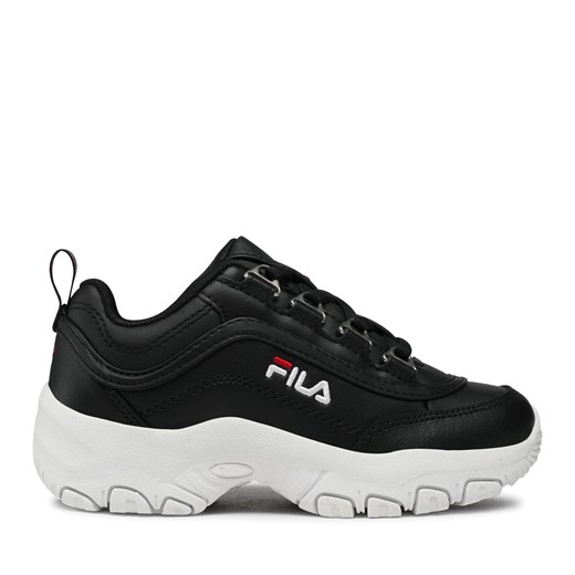 Sneakersy Fila Strada Low Kids 1010781.25Y Czarny ze sklepu eobuwie.pl w kategorii Buty sportowe dziecięce - zdjęcie 170988238