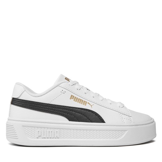 Sneakersy Puma Smash Platform V3 39075804 Biały ze sklepu eobuwie.pl w kategorii Trampki damskie - zdjęcie 170988255