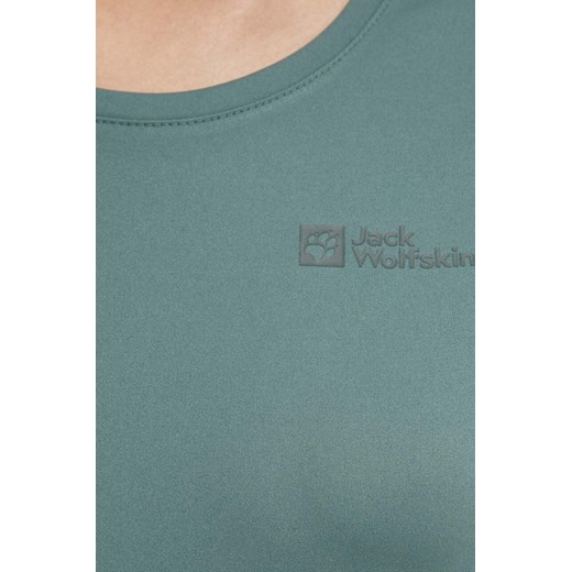 Jack Wolfskin t-shirt sportowy Tech kolor zielony Jack Wolfskin L ANSWEAR.com