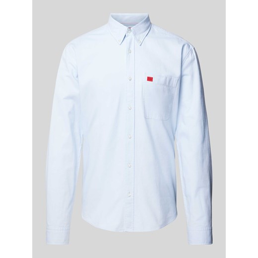 Koszula biznesowa z listwą guzikową model ‘Evito’ ze sklepu Peek&Cloppenburg  w kategorii Koszule męskie - zdjęcie 170992769