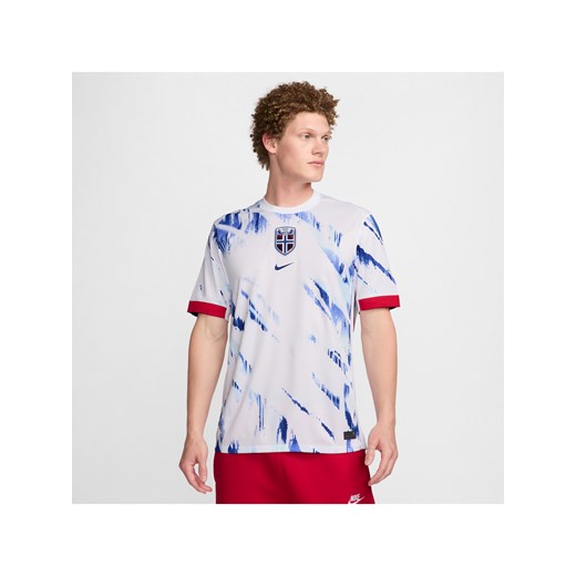 Męska koszulka piłkarska Nike Dri-FIT Norwegia (drużyna męska) Stadium 2024/25 (wersja wyjazdowa) – replika - Biel ze sklepu Nike poland w kategorii T-shirty męskie - zdjęcie 170993377