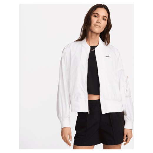 Damska oversizowa kurtka typu bomberka Nike Sportswear Essential - Biel Nike XL (EU 48-50) Nike poland