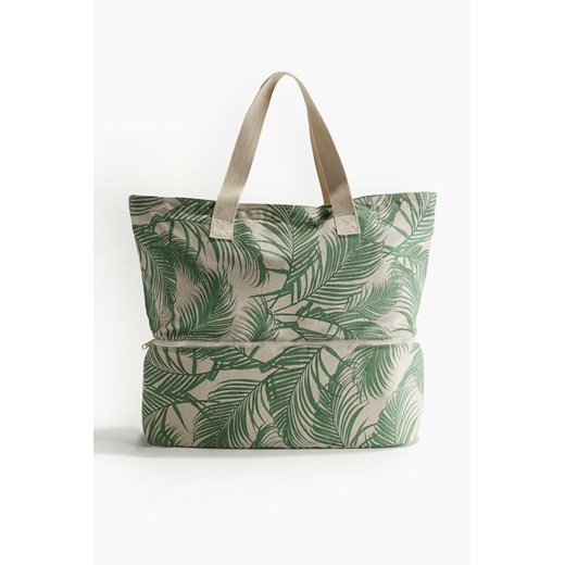 H & M - Piknikowa torba z komorą termoizolacyjną - Zielony ze sklepu H&M w kategorii Torby Shopper bag - zdjęcie 170993568