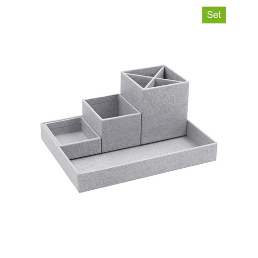 BigsoBox Organizer biurkowy &quot;Lena&quot; w kolorze szarym - 33 x 12,5 x 12,5 cm ze sklepu Limango Polska w kategorii Akcesoria biurowe - zdjęcie 170994728