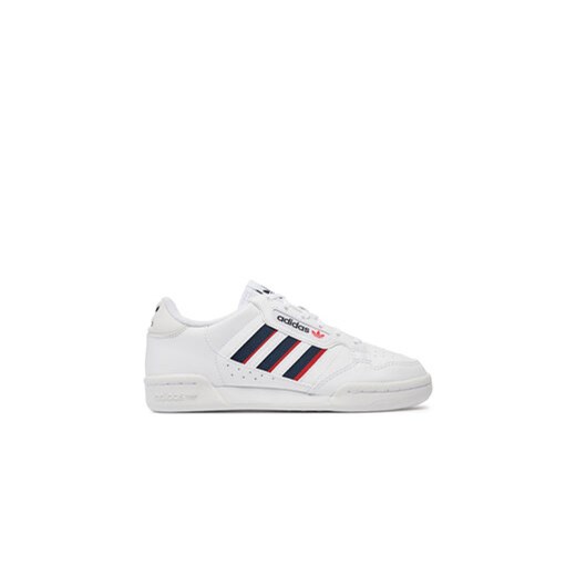 adidas Sneakersy Continental 80 Stripes J FX6088 Biały ze sklepu MODIVO w kategorii Buty sportowe dziecięce - zdjęcie 170996878