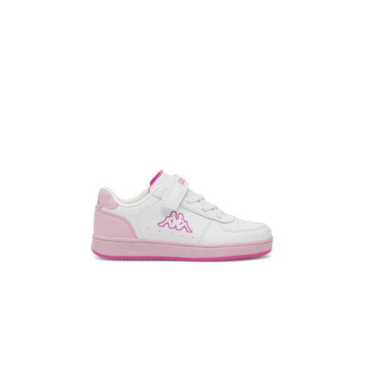 Kappa Sneakersy Logo Malone Ev Kid 36185LW Biały ze sklepu MODIVO w kategorii Buty sportowe dziecięce - zdjęcie 170996948