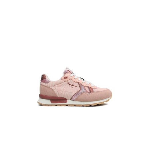 Pepe Jeans Sneakersy Brit Animal G PGS30574 Różowy ze sklepu MODIVO w kategorii Buty sportowe dziecięce - zdjęcie 170997217