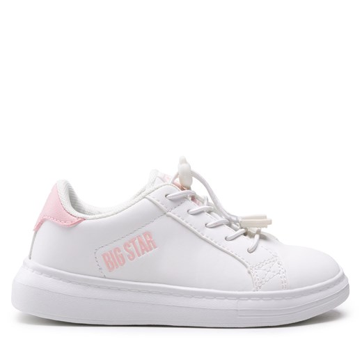Sneakersy Big Star Shoes JJ374068 White/Pink 33 eobuwie.pl