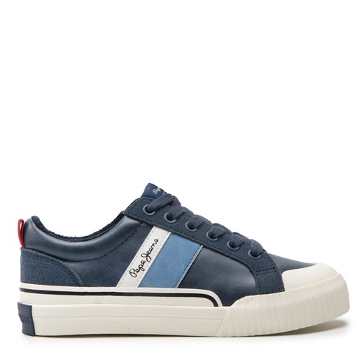 Sneakersy Pepe Jeans Ottis Casual Boy PBS30542 Navy 595 Pepe Jeans 35 eobuwie.pl