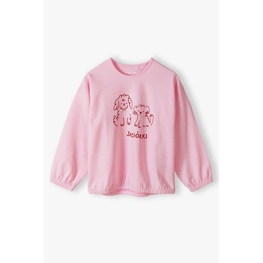 Różowa bluzka z długim rękawem - Psyjaciółki - 5.10.15. ze sklepu 5.10.15 w kategorii Bluzki dziewczęce - zdjęcie 171001269