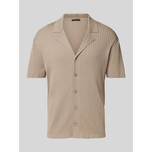 Koszula casualowa o kroju regular fit z fakturowanym wzorem model ‘Ray’ ze sklepu Peek&Cloppenburg  w kategorii Koszule męskie - zdjęcie 171001625