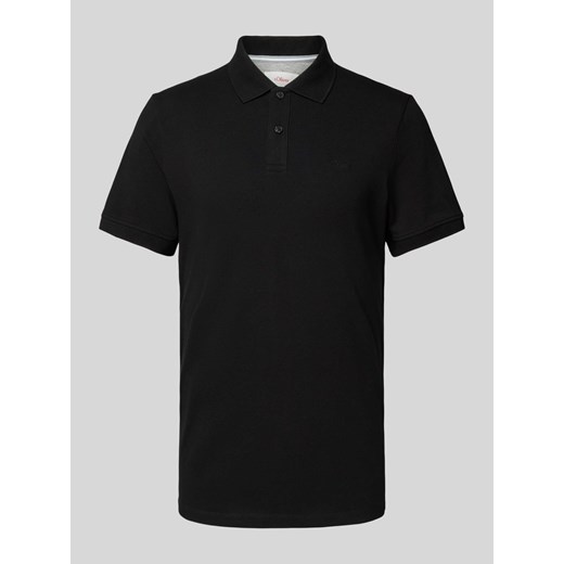 Koszulka polo z detalem z logo ze sklepu Peek&Cloppenburg  w kategorii T-shirty męskie - zdjęcie 171001685