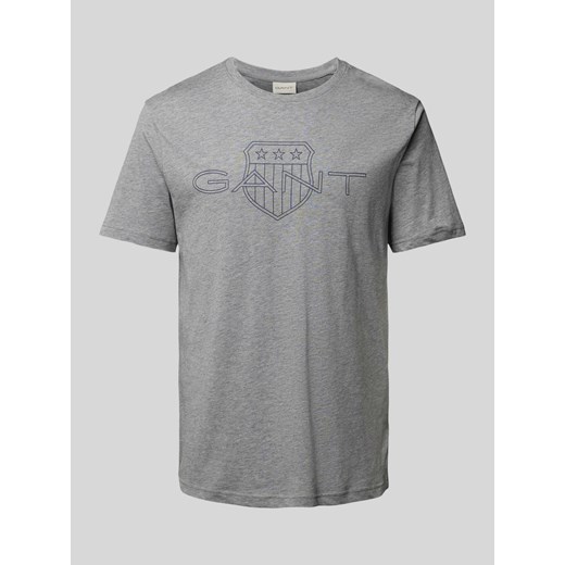 T-shirt z nadrukiem z logo ze sklepu Peek&Cloppenburg  w kategorii T-shirty męskie - zdjęcie 171001726