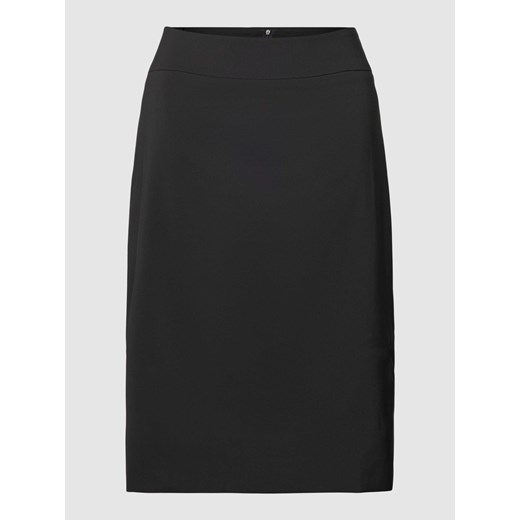Spódnica o długości do kolan w jednolitym kolorze ze sklepu Peek&Cloppenburg  w kategorii Spódnice - zdjęcie 171001759