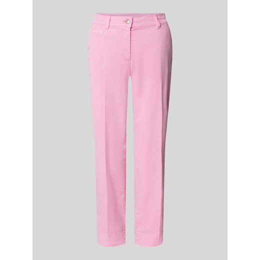 Spodnie materiałowe z dodatkiem streczu model ‘Kirsty’ ze sklepu Peek&Cloppenburg  w kategorii Spodnie damskie - zdjęcie 171001845