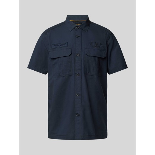 Koszula casualowa o kroju regular fit z rękawem o dł. 1/2 ze sklepu Peek&Cloppenburg  w kategorii Koszule męskie - zdjęcie 171001859