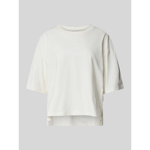 T-shirt o kroju oversized z nadrukowanym napisem ze sklepu Peek&Cloppenburg  w kategorii Bluzki damskie - zdjęcie 171001936