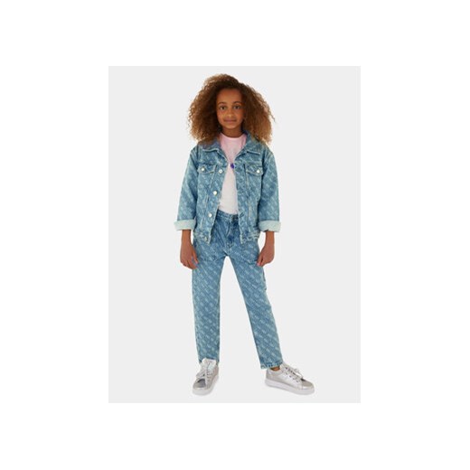 Guess Jeansy J4RA00 D45E0 Niebieski Straight Fit ze sklepu MODIVO w kategorii Spodnie chłopięce - zdjęcie 171002457
