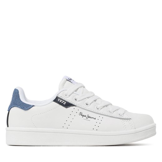 Sneakersy Pepe Jeans Player Basic B Jeans PBS30545 White 800 Pepe Jeans 32 eobuwie.pl