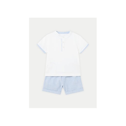 Mayoral Komplet t-shirt i spodenki 1245 Niebieski Regular Fit ze sklepu MODIVO w kategorii Komplety niemowlęce - zdjęcie 171005285