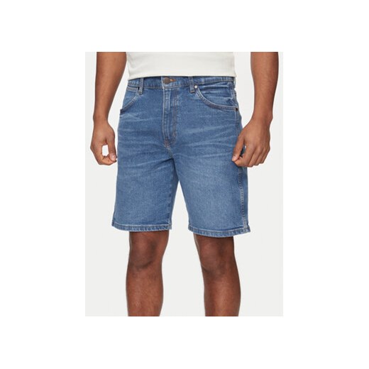 Wrangler Szorty jeansowe Frontier 112350821 Niebieski Relaxed Fit ze sklepu MODIVO w kategorii Spodenki męskie - zdjęcie 171005425