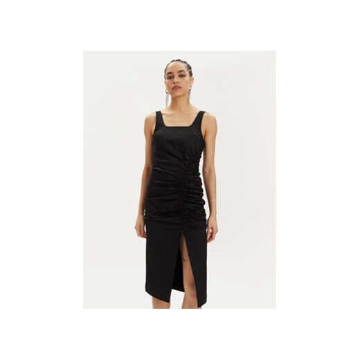 KARL LAGERFELD Sukienka letnia 241W1303 Czarny Slim Fit ze sklepu MODIVO w kategorii Sukienki - zdjęcie 171005437