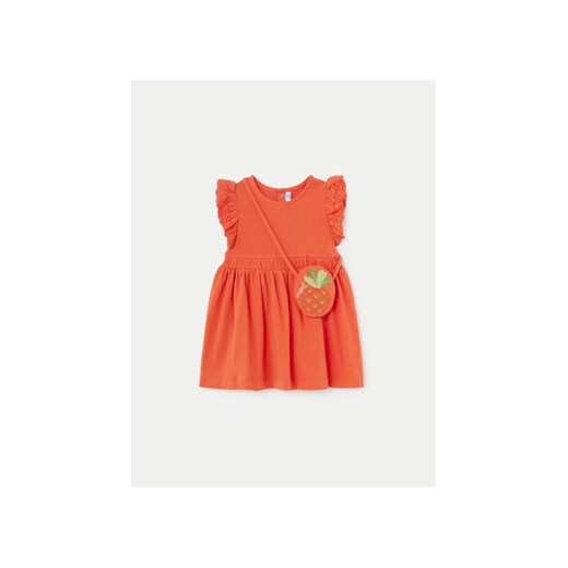 Mayoral Sukienka letnia 1919 Pomarańczowy Regular Fit ze sklepu MODIVO w kategorii Sukienki niemowlęce - zdjęcie 171005557