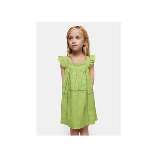 Mayoral Sukienka letnia 3930 Zielony Regular Fit ze sklepu MODIVO w kategorii Sukienki dziewczęce - zdjęcie 171005686