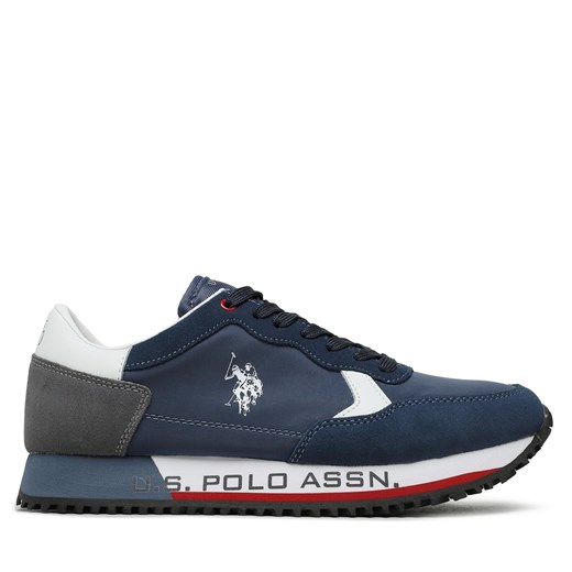 Sneakersy U.S. Polo Assn. Cleef CLEEF001A BLU009 ze sklepu eobuwie.pl w kategorii Buty sportowe męskie - zdjęcie 171006125
