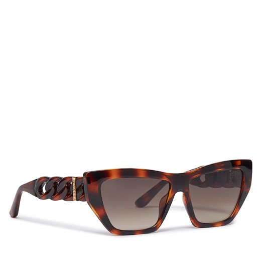 Okulary przeciwsłoneczne Guess GU00111 Dark Havana/Gradient Brown 52F ze sklepu eobuwie.pl w kategorii Okulary przeciwsłoneczne damskie - zdjęcie 171006228