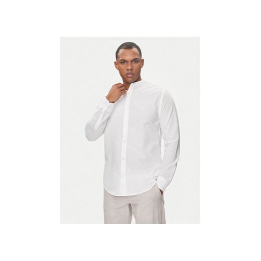 Jack&Jones Koszula 12248581 Biały Slim Fit ze sklepu MODIVO w kategorii Koszule męskie - zdjęcie 171007068