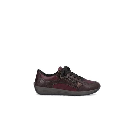 Rieker Sneakersy N1127-35 Czerwony ze sklepu MODIVO w kategorii Półbuty damskie - zdjęcie 171008729