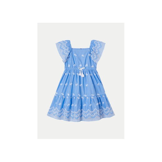 Mayoral Sukienka letnia 3933 Niebieski Regular Fit ze sklepu MODIVO w kategorii Sukienki dziewczęce - zdjęcie 171008788