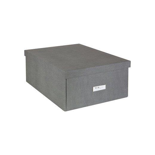BigsoBox Pudełko w kolorze szarym - 34,5 x 18,5 x 45 cm ze sklepu Limango Polska w kategorii Pudełka i pojemniki - zdjęcie 171009255
